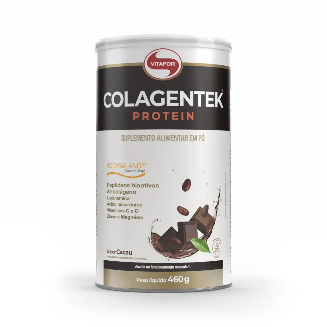 Colagentek Protein Sabor Cacau 460g – Vitafor