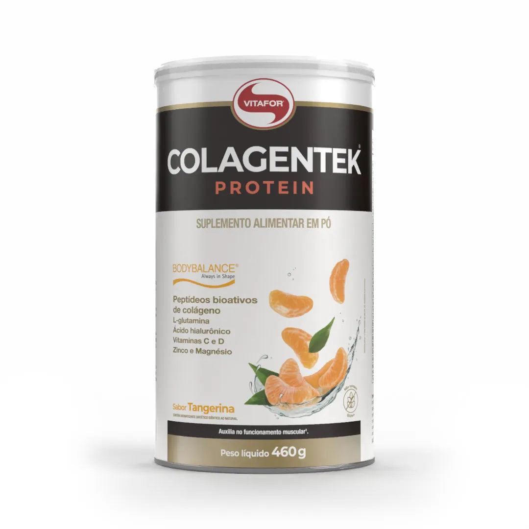 Colagentek Protein Sabor Tangerina 460g – Vitafor