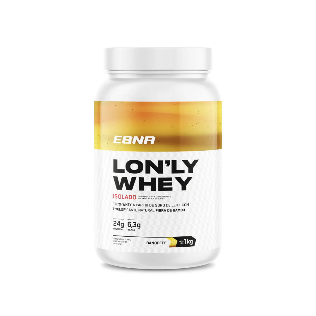 Lon'ly Whey Isolado 1kg → Caixa 6un