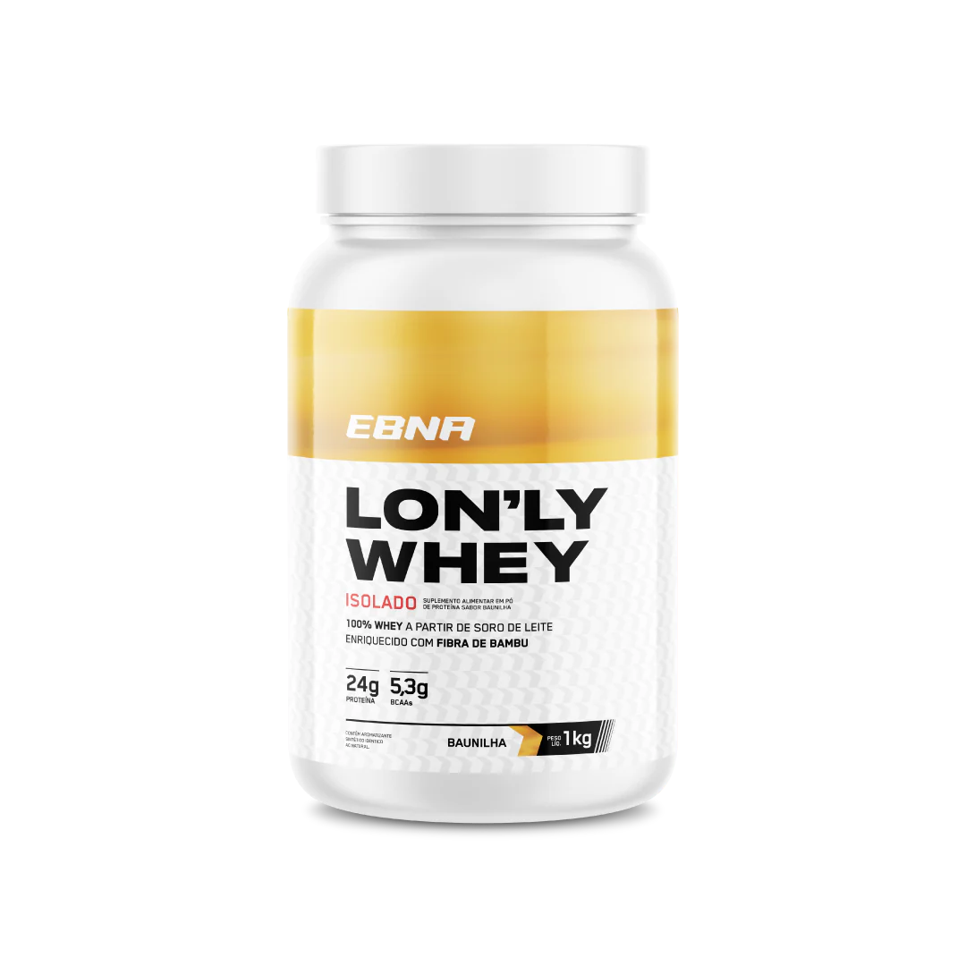 Lon'ly Whey Isolado 1kg → Caixa 6un