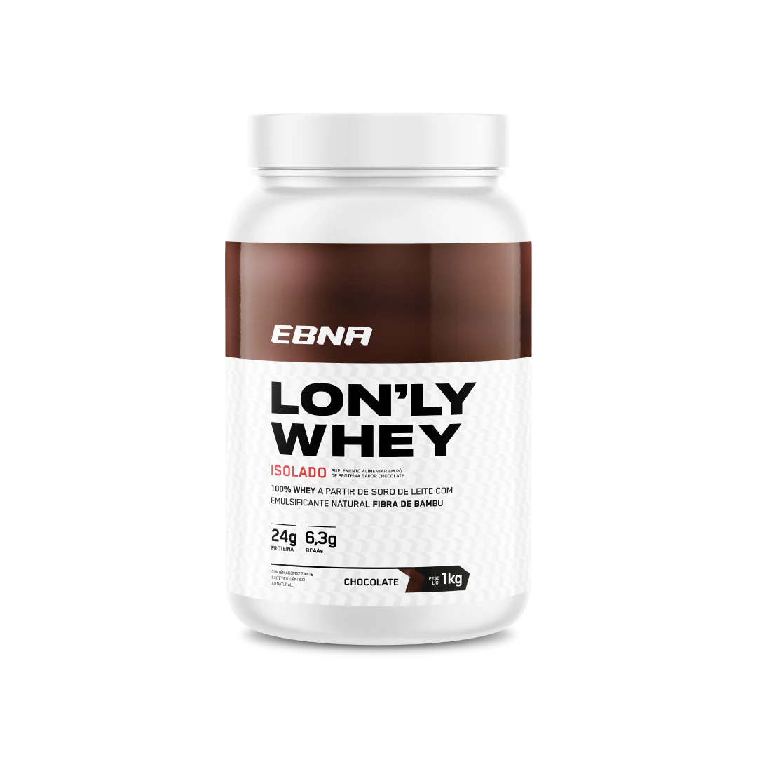 Lon'ly Whey Isolado 1kg → Caixa 6un