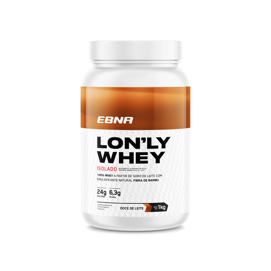 Lon'ly Whey Isolado 1kg → Caixa 6un