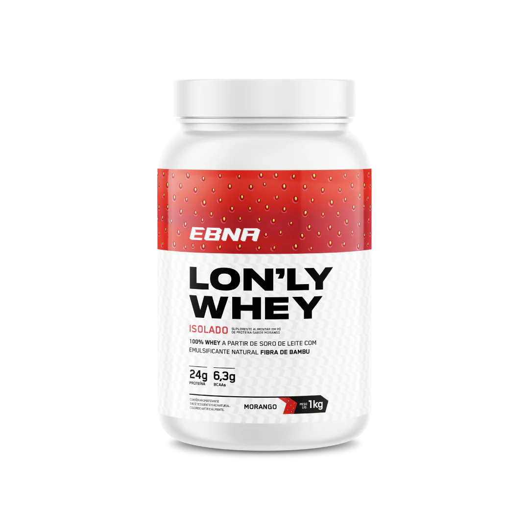 Lon'ly Whey Isolado 1kg → Caixa 6un