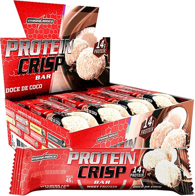 Protein Crisp Bar 12 und x 45g - Integral Medica