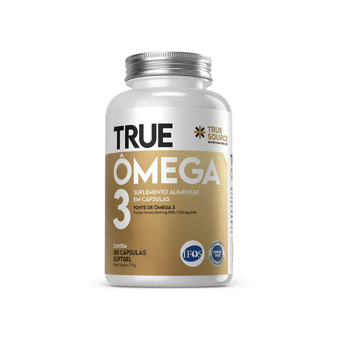 True Ômega 3 com Vitamina E 180 Cápsulas – True Source