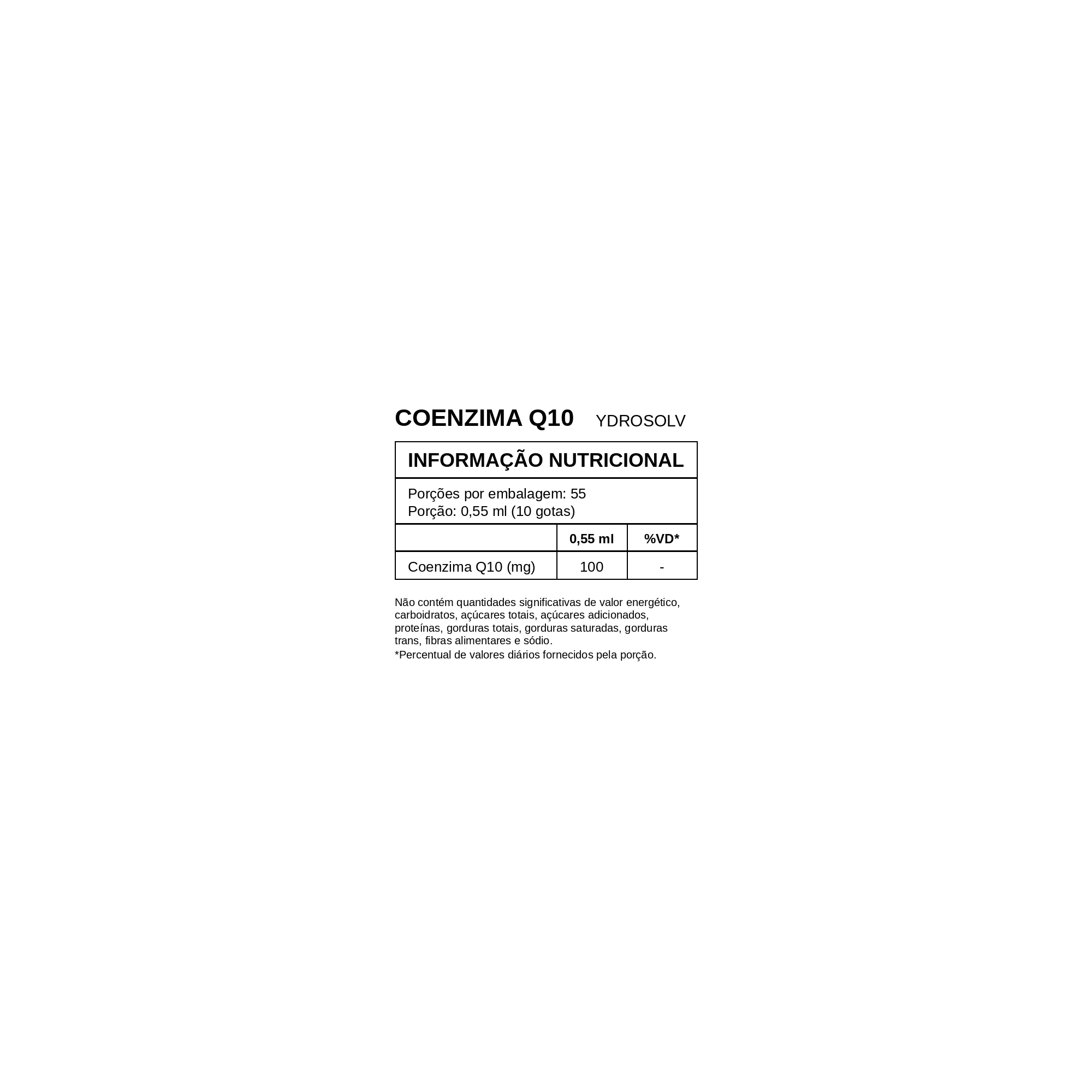 Coenzima Q10 Ydrosolv (30ml) – Yosen