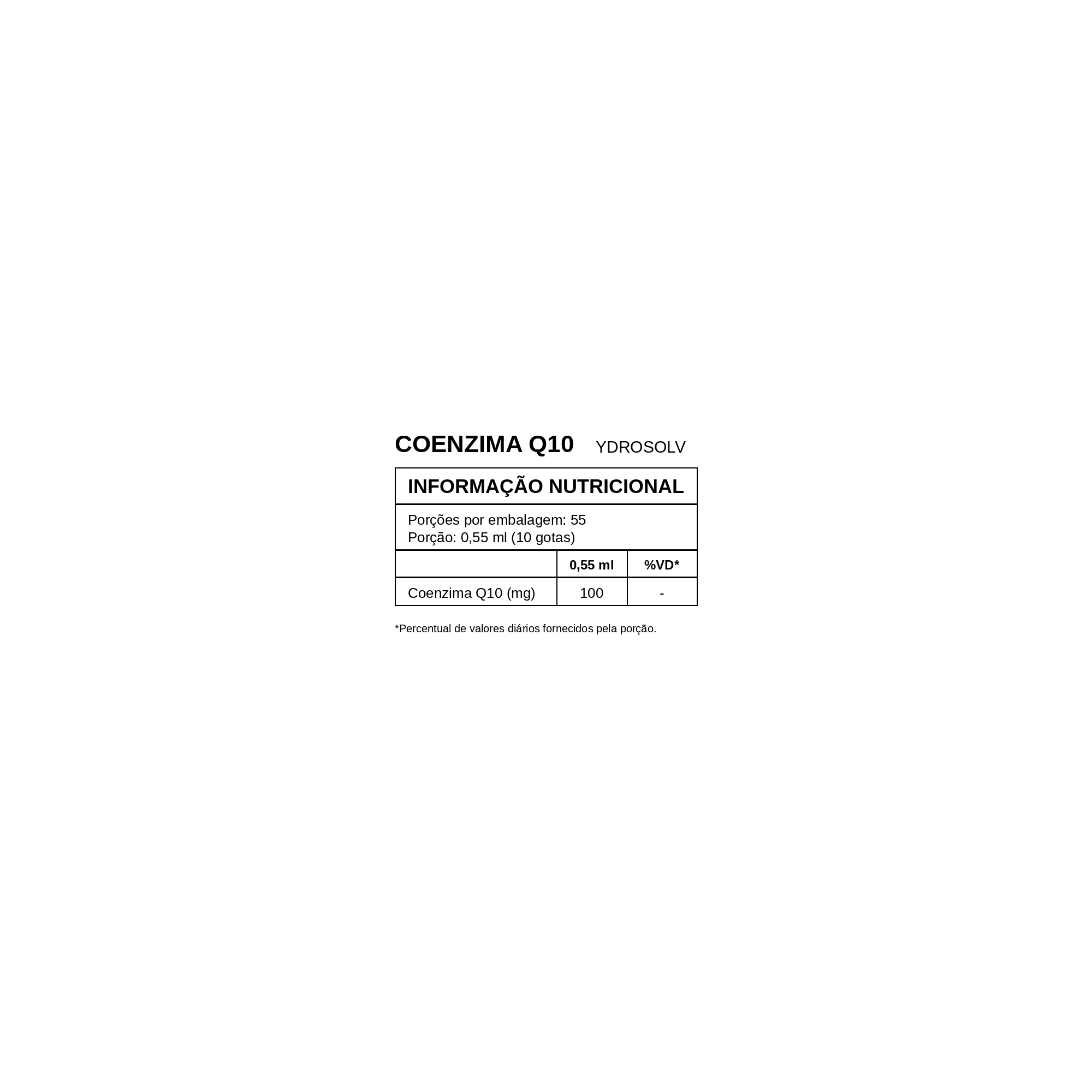 Coenzima Q10 Ydrosolv® 30ml - Yosen