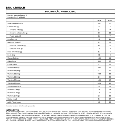 Protein Crisp Bar 12 und x 45g - Integral Medica