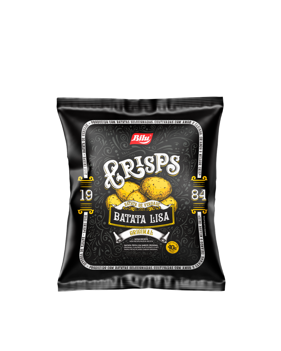 Crisps Batata Lisa 40g - 20un