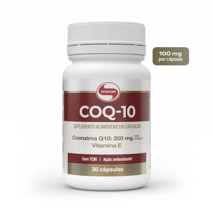 COQ-10 (Coenzima Q10) 200mg 30 Cápsulas – Vitafor
