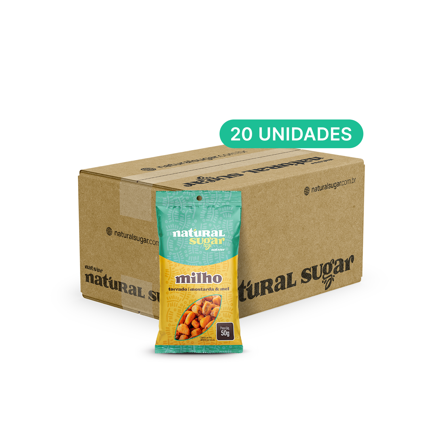 Milho Mostarda & Mel 50g (20un)