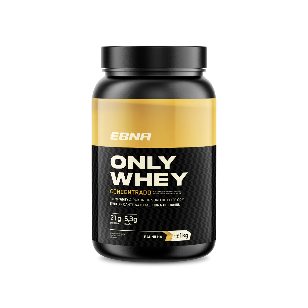 Only Whey Concentrado 1kg - 6un