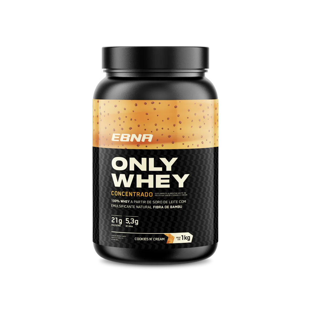 Only Whey Concentrado 1kg - 6un