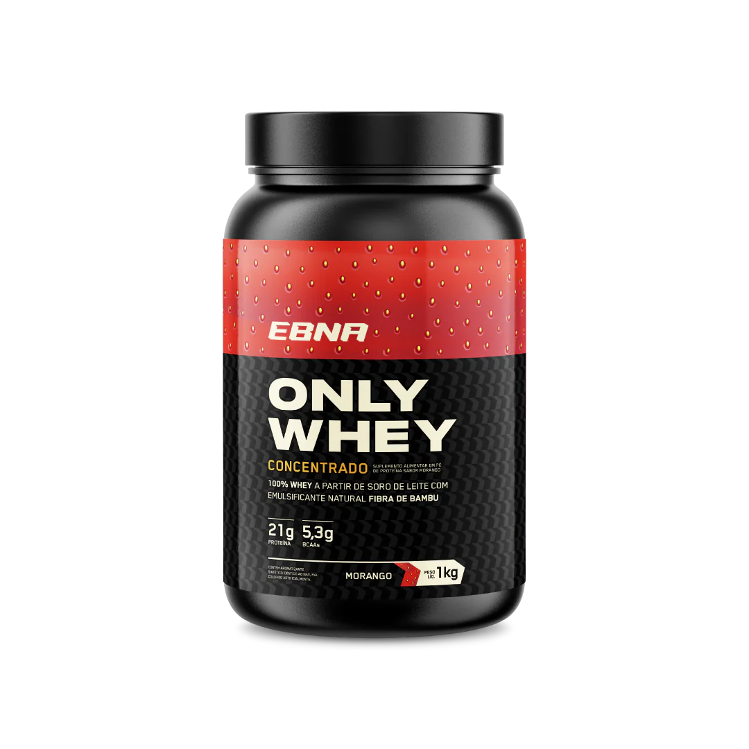 Only Whey Concentrado 1kg - 6un