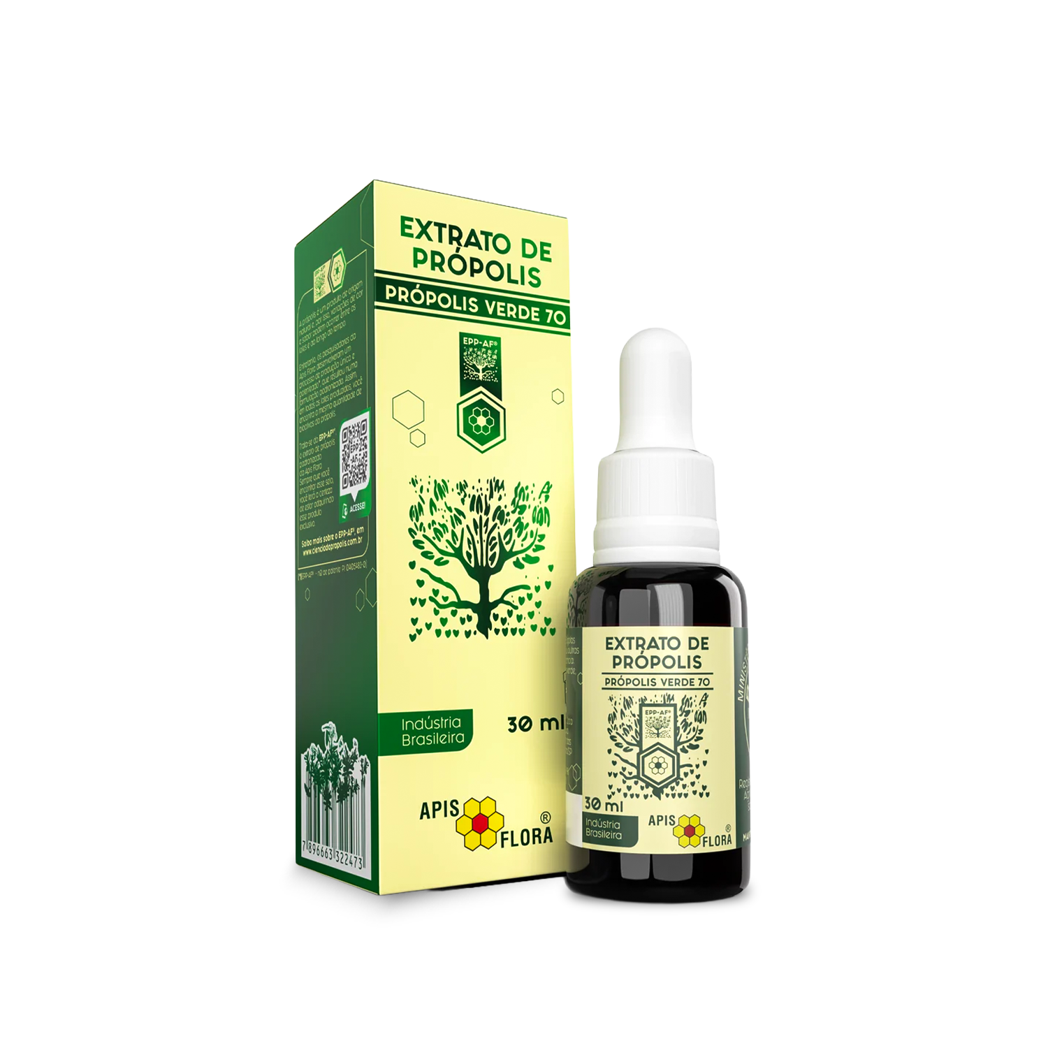 Extrato de Própolis Verde 70 30 ml - Apisfloria