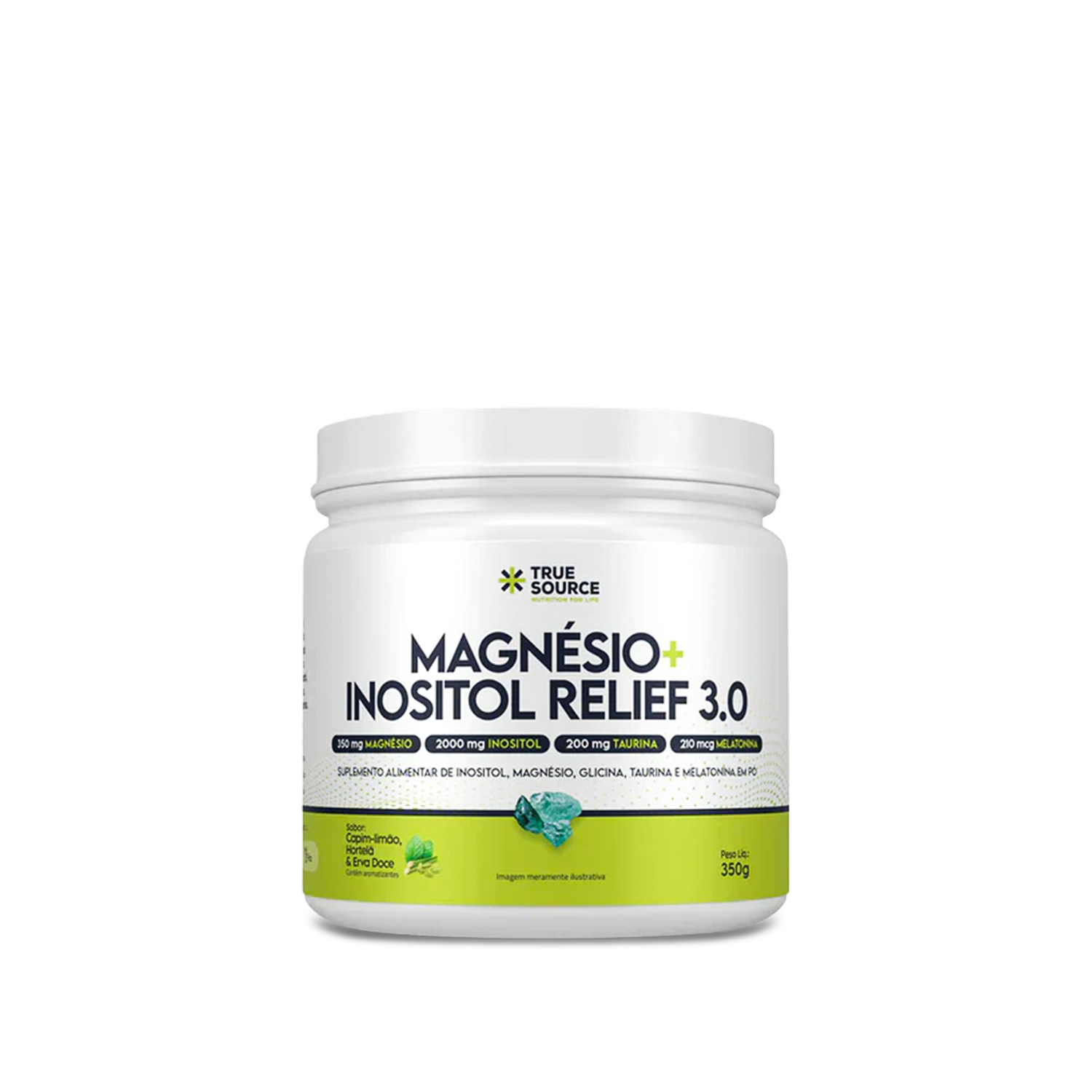 True Magnésio + Inositol Relief 3.0 350g - True Source