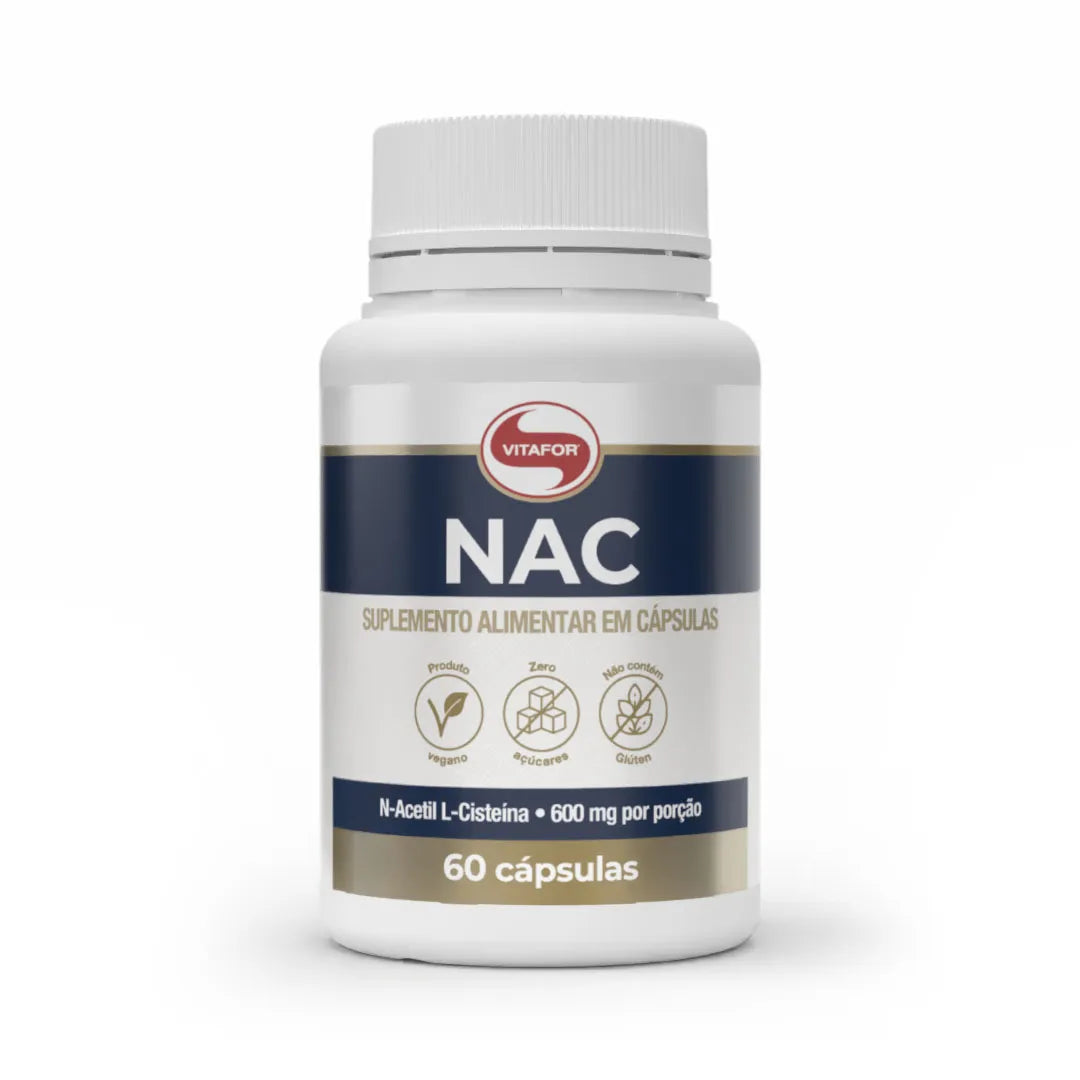 NAC 600mg 60 Cápsulas – Vitafor