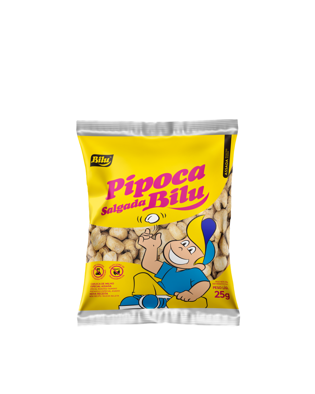 Pipoca Salgada 25g - 25un