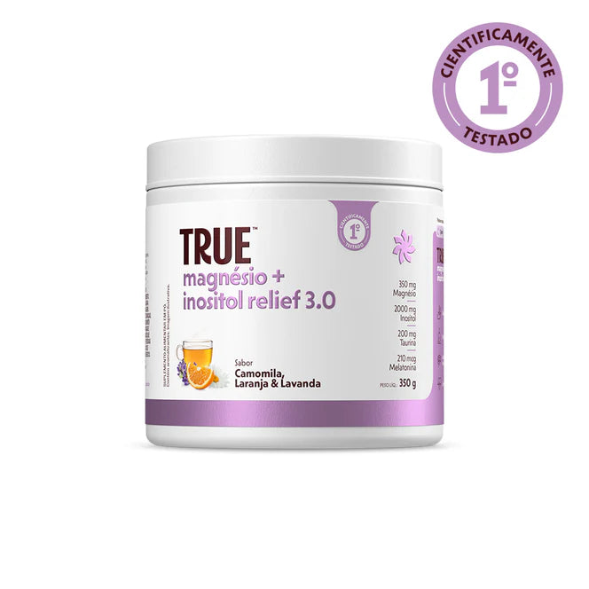 True Magnésio + Inositol Relief 3.0 (Camomila, Laranja e Lavanda 350g) – True Source