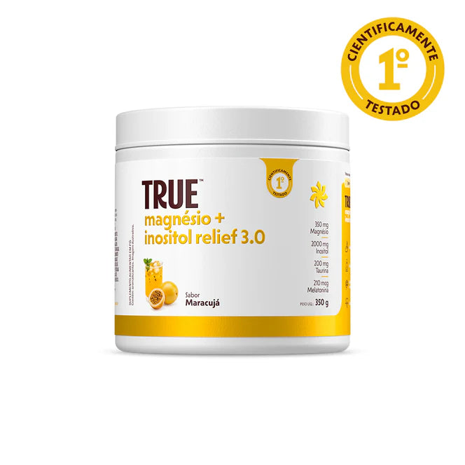 True Magnésio + Inositol Relief 3.0 (Maracujá 350g) – True Source