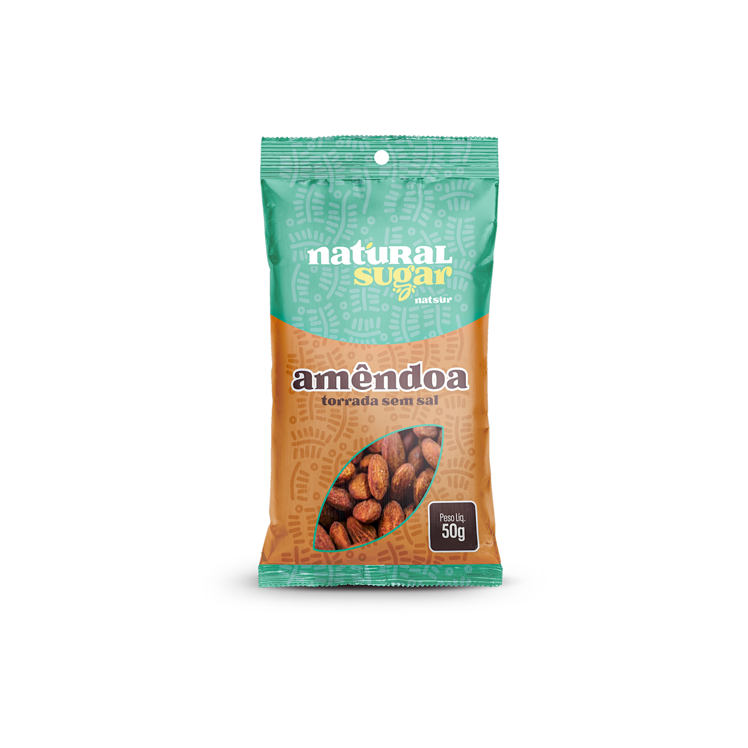 Amêndoa Torrada e Sem Sal 50g (20un)