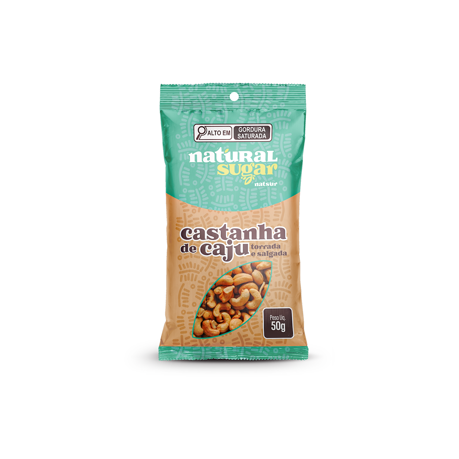 Castanha de Caju Torrada Salgada 50g (20un)
