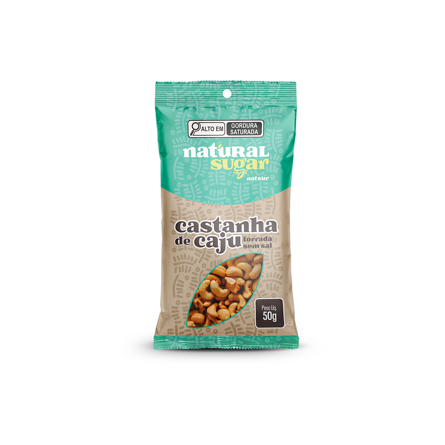 Castanha de Caju Torrada Sem Sal 50g (20un)