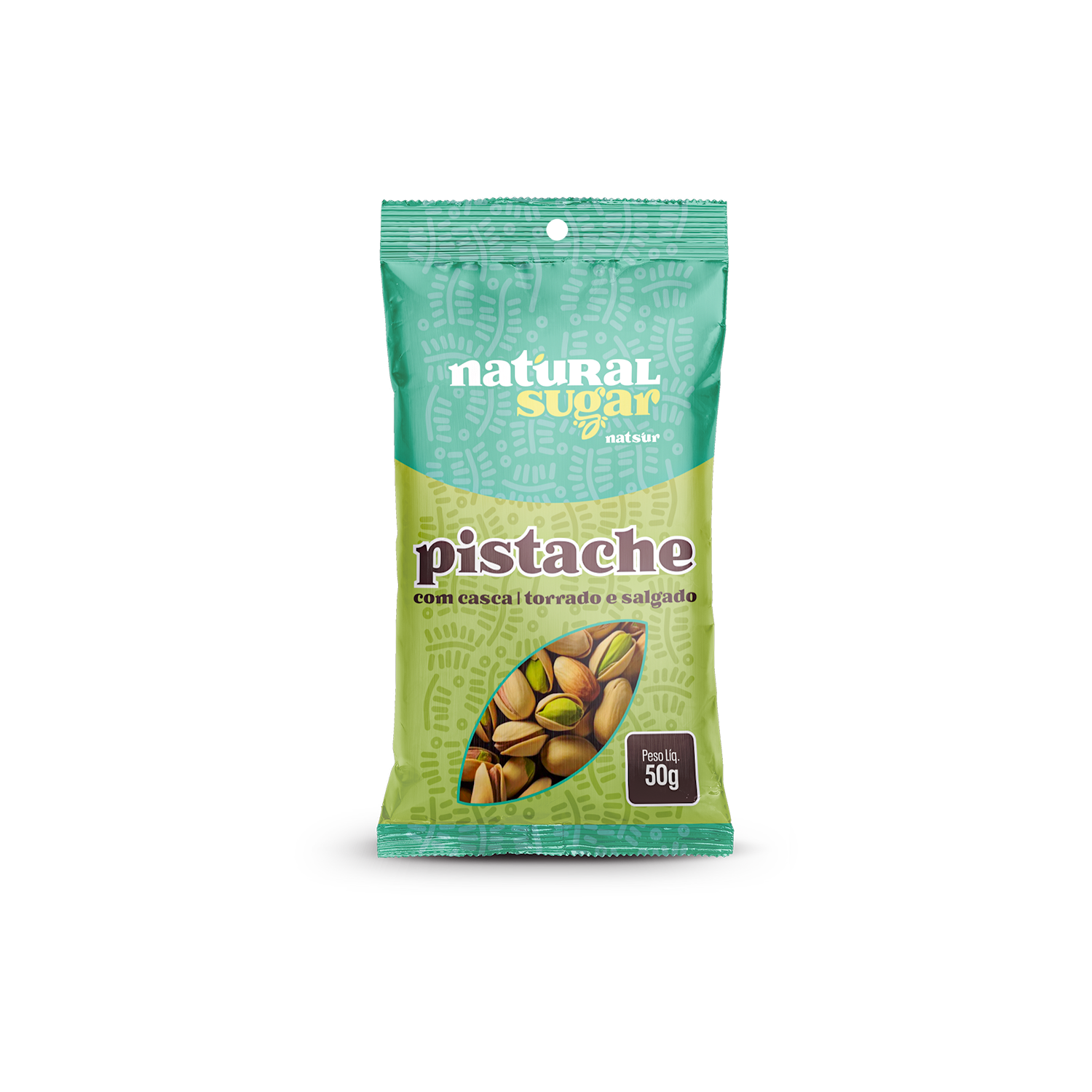 Pistache Torrado e Salgado com Casca 50g (20un)