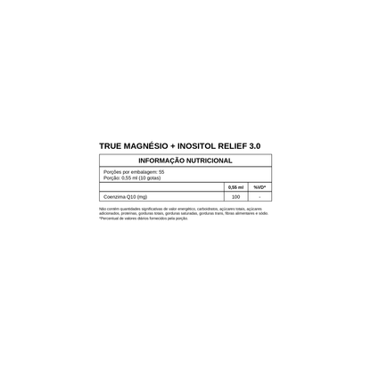 True Magnésio + Inositol Relief 3.0 (Maracujá 350g) – True Source