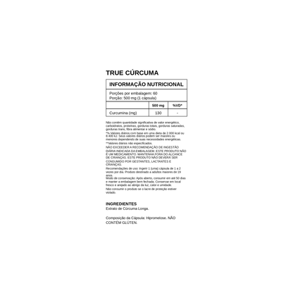 True Curcuma 60 Caps - True Source