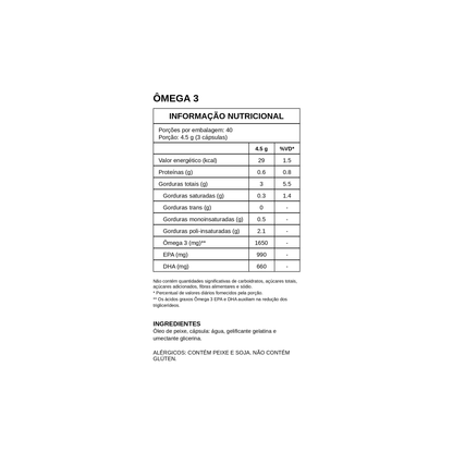 OMEGAFOR® PLUS: Ômega 3 - Vitafor